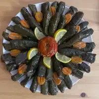 Gefülltes Gemüse Yalanji mit Reis, Petersilie, Tomaten, Granatapfelsaft, Paprika, Minze und Zwiebeln – Vorspeise Catering Berlin