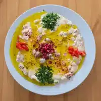 Bohnen mit Sesamsoße