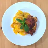 Hühnchen mit Kartoffeln