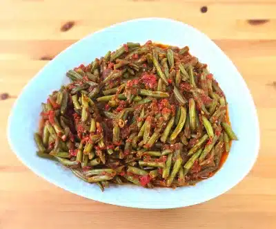Grüne Bohnen mit Tomaten – Catering Berlin, veganes Gericht