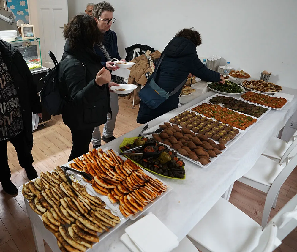 Vielfältiges orientalisches Buffet für Ihren Kontakt Berlin bei Aleppo Shahba Catering.
